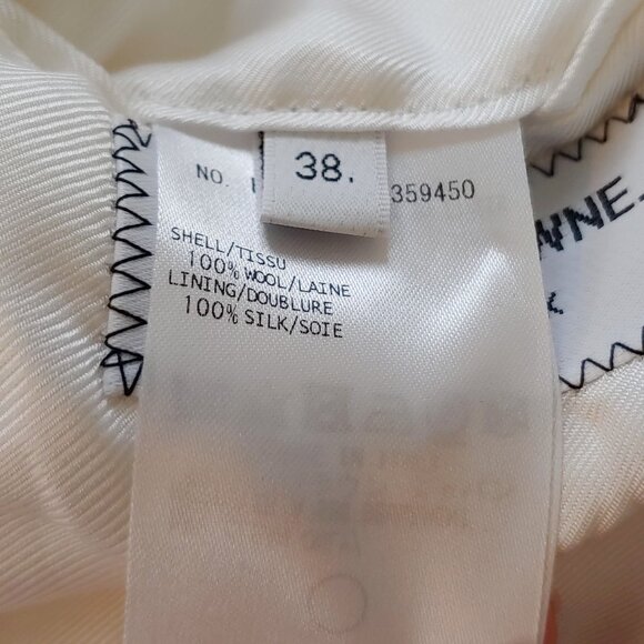 NEW THOM BROWNE BLUE Striped Wool Double Breasted BLAZER Women's RARE - Picture 13 of 16